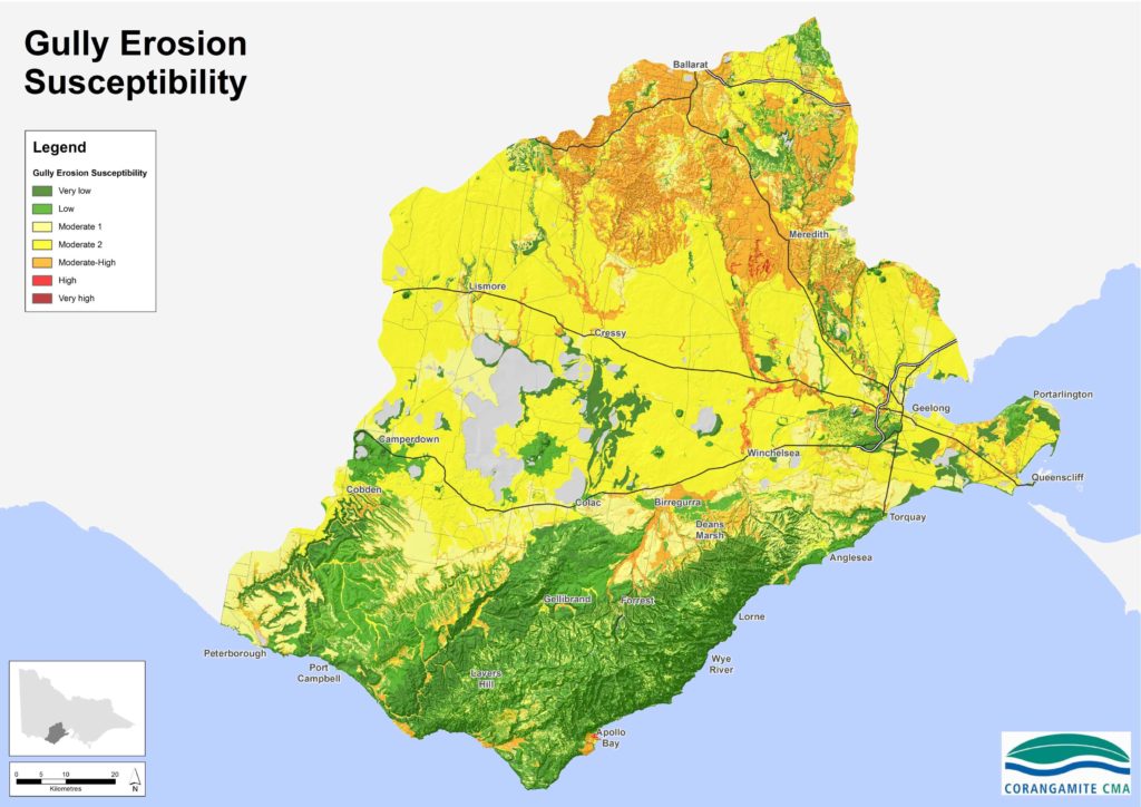 Gully Erosion Susceptibility Map