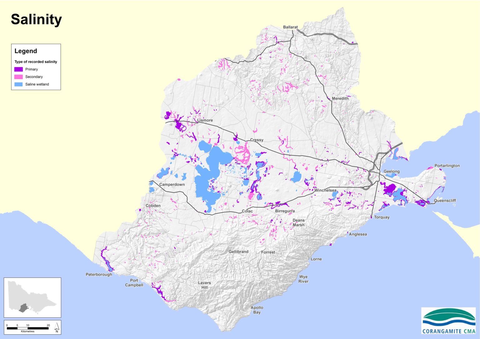 Regional maps | Corangamite Regional Catchment Strategy