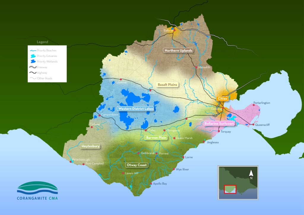 Corangamite Landscape Systems map